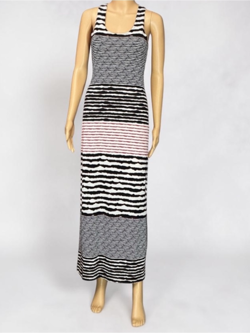 Bailey Blue Striped Sleeveless Maxi Dress
